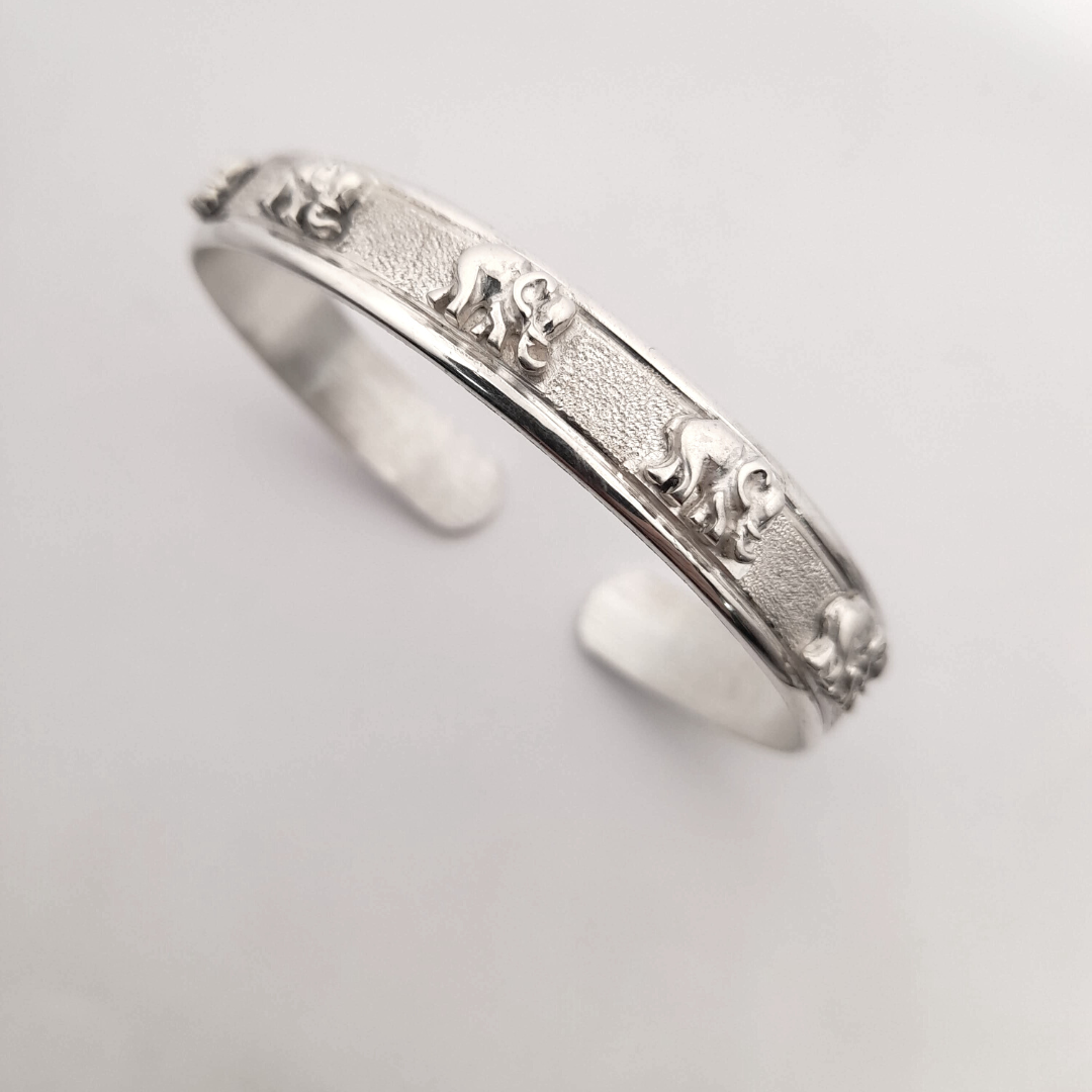 Brazalete Ganesha en plata 925
